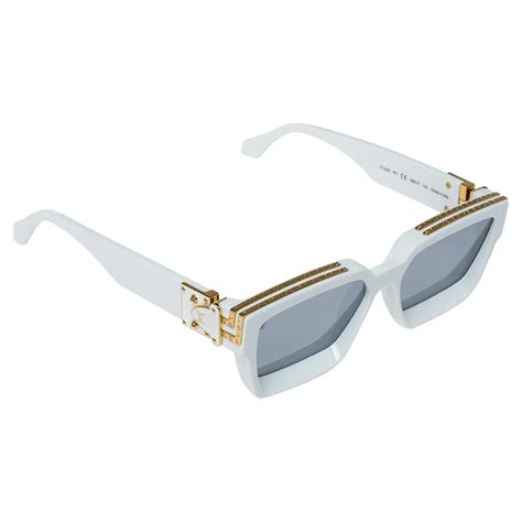 Louis Vuitton white sunglasses